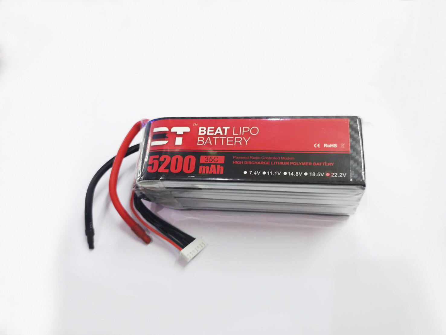 BT BEAT 22.2V 5200mAh 35C 6S Lipo Battery