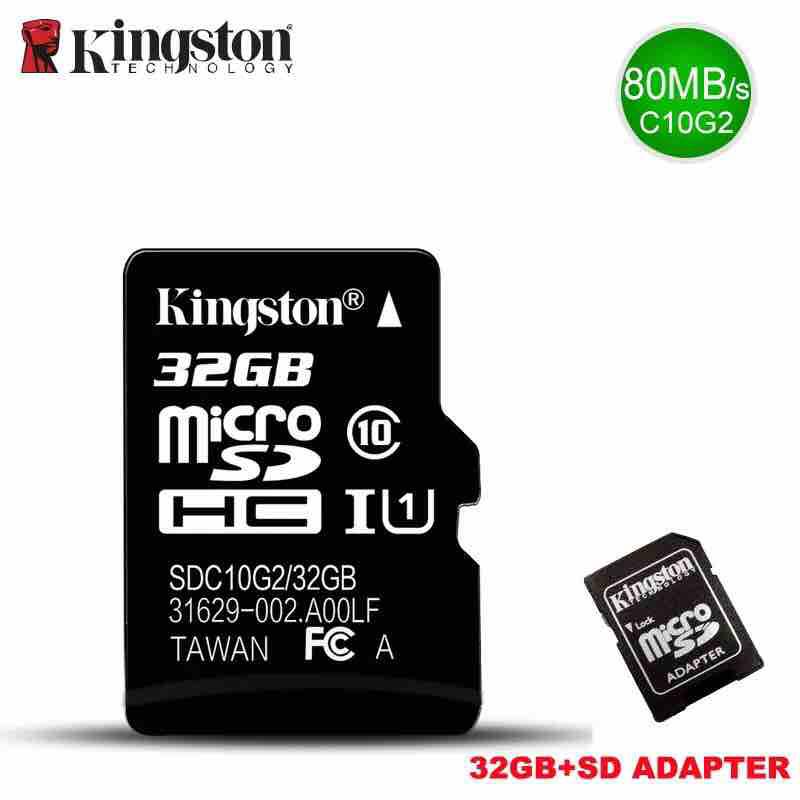 Kingston คุณภาพสูง class 10 32GB MicroSDXC Micro sd การ์ด Cartao De Memoia สำหรับโทรศัพท์/แท็บเล็ต/PC ราคา 179 บาท*ส่งฟรี