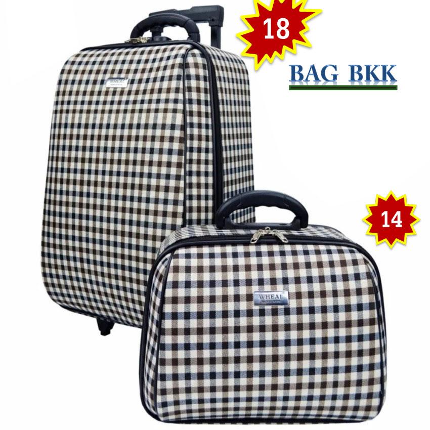 BAG BKK Luggage กระเป๋าเดินทางล้อลาก ระบบรหัสล๊อค ขนาด 18 นิ้ว/14 นิ้ว Scott Classic Code F7704-18