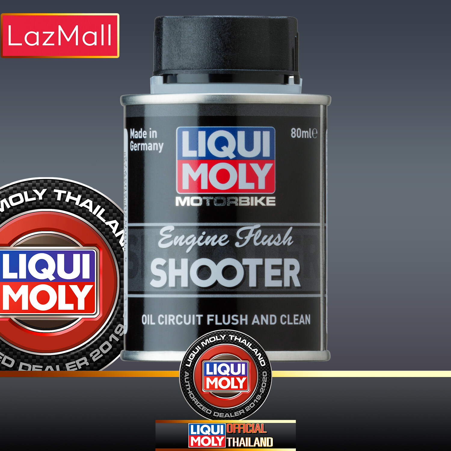 Liqui Moly น้ำยาขจัดคราบสกปรกตกค้างสะสมในเครื่อยนต์ Engine Flush 80ml (สำหรับมอไซค์ ไม่เกิน 2 ลิตร) (มีบิลและใบกำกับภาษี)