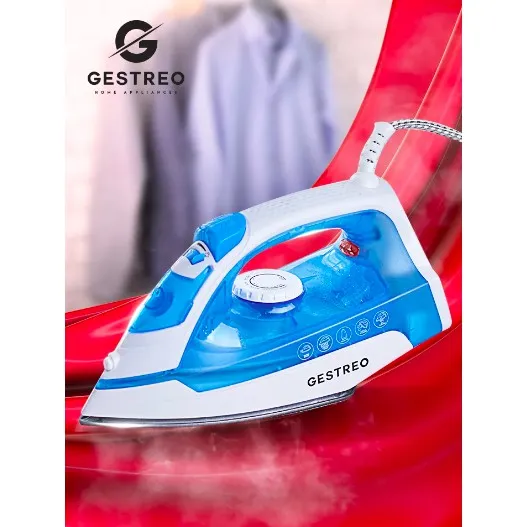 สินค้าพร้อมส่ง GESTREO เตารีดไอน้ำ 1200W Steam Iron เครื่องรีดผ้า ไอน้ำ เครื่องรีดผ้า เครื่องรีดไอน้ำ