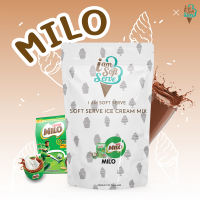 ผงไอศครีมซอฟท์เสิร์ฟ - รสช็อกโกแลตนมสด (ICE CREAM POWDER SOFTSERVE HOMEMADE GELATO) ขนาด 1 Kg. (Original Grade) หอมหวานไขมันต่ำ