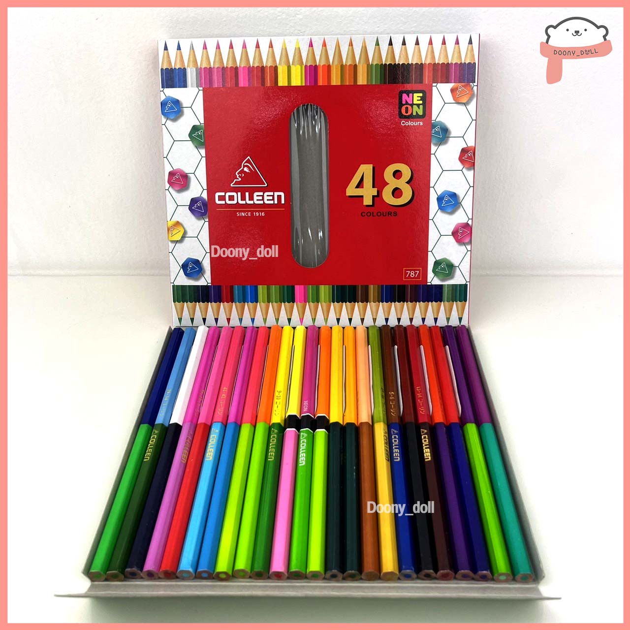 Doony_doll ส่งเร็ว จากกทม สีไม้คอลลีน (Colleen) 12/24/36/48/60สี ของแท้ 100%
