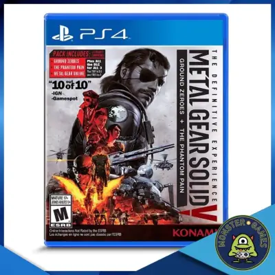 Metal Gear Solid V Ground Zeroes + The Phantom Pain Ps4 แผ่นแท้มือ1!!!!! (Ps4 games)(Ps4 game)(เกมส์ Ps.4)(แผ่นเกมส์Ps4)(Metal Gear Solid 5)(MetalGear Solid V)