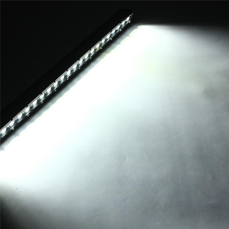 LED Light Bar ไฟรถยนต์ 72 W บาร์ยาว 25 นิ้ว ทรงตรง ไฟหน้ารถ ไฟท้าย สำหรับอะไหล่รถ อุปกรณ์รถยนต์ รถสิบล้อ รถบรรทุก รถ Jeep ATV เรือประมง เรือยอชท์ รถบรรทุก รถสิบล้อ เเสงพุ่งสว่างมาก งานพรีเมี่ยม เเสงขาว 12V-24V จำนวน 1 ชิ้น