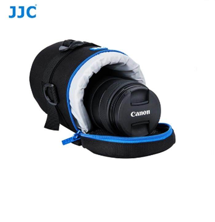กระเป๋า เลนส์กล้อง กล่องเก็บเลนส์ ที่เก็บเลนส์ Deluxe Lens Pouch JJC DLP-3II สีดำ ป้องกันเลนส์กระแทก ตก หล่น กันฝุ่น ความชื้น