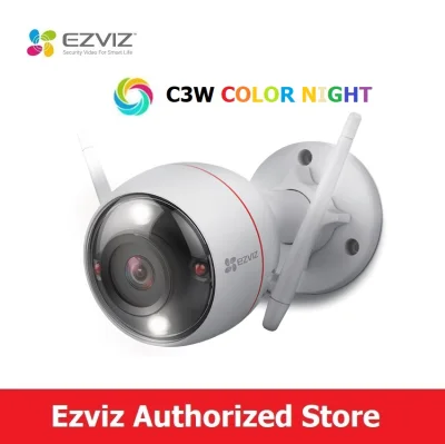 Ezviz กล้องวงจรปิดไร้สาย C3W Color Night Wifi ip camera 2.0MP Full HD By EZVIZ Authorized Store