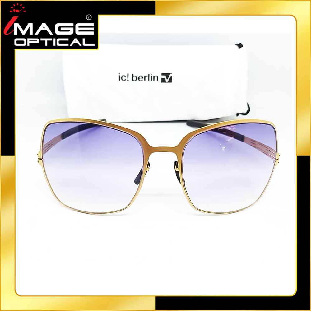 แว่นกันแดด ผู้ชาย แบรนด์ Ic Berlin Wavefunction Gold ราคา 11,419 บาท*ส่งฟรี