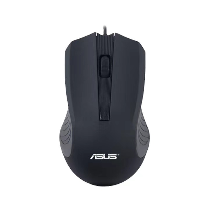 ASUS เมาส์แบบมีสายสำหรับเล่นเกมออปติคอล USB โน้ตบุ๊คเดสก์ท็อปโฮมออฟฟิศโปร unisex