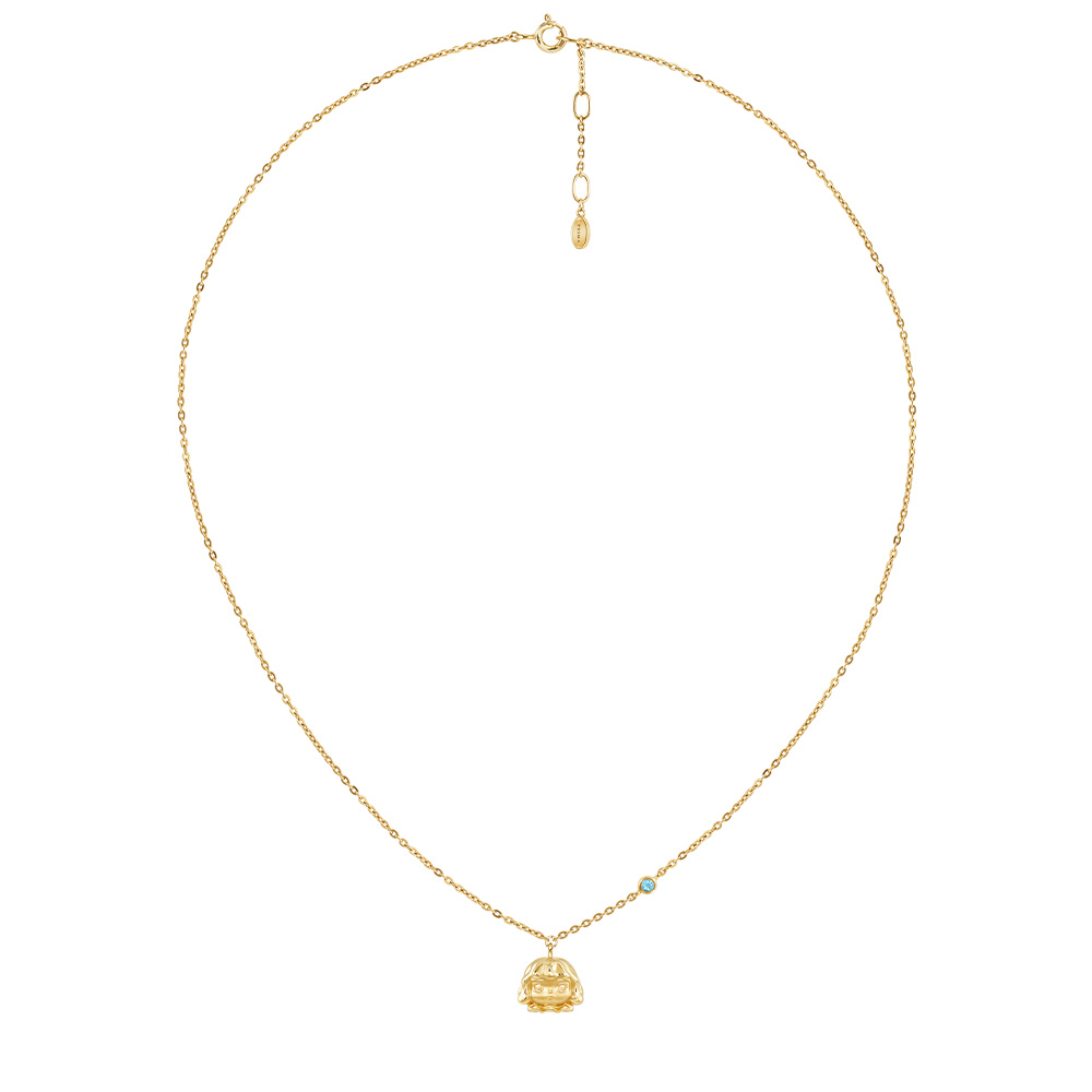 Prima X Mackcha 9K Gold Necklace Decorated with Gemstones 993N0047-01 ราคา 19,900 บาท*ส่งฟรี