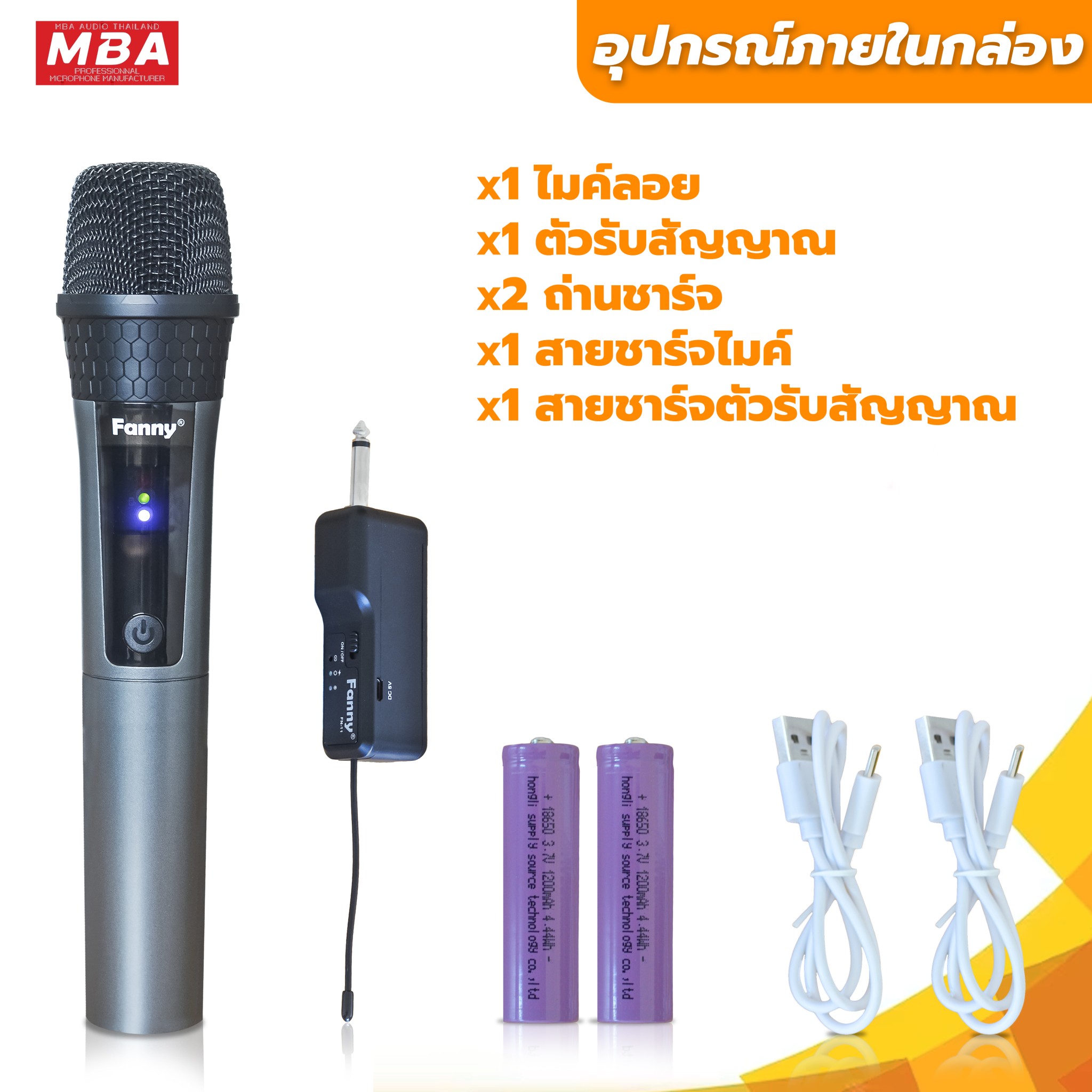 ไมค์ลอยคู่ FN-11 ไมโครโฟน ไร้สาย ไมค์ดูดเสียงดีไม่หอน ไมค์ร้องเพลงคาราโอเกะ ปรับคลื่นความถี่ได้
