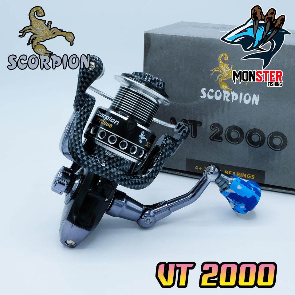 รอกสปินนิ่ง Scorpion VT2000/3000/4000/5000 (ลายแคปล่า)
