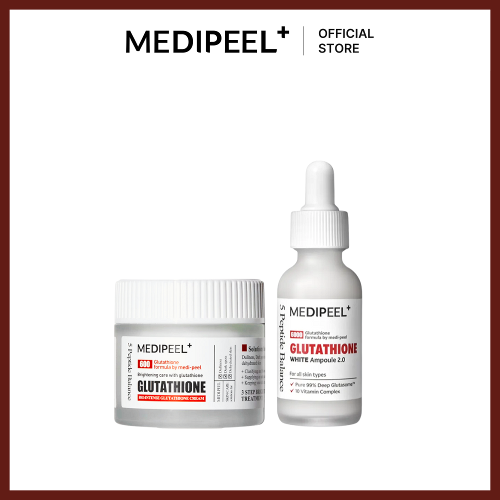 MEDIPEEL Bio Intense Glutathione White Cream 50G/Ampoule 2.0 30ml ราคา 390 บาท*ส่งฟรี