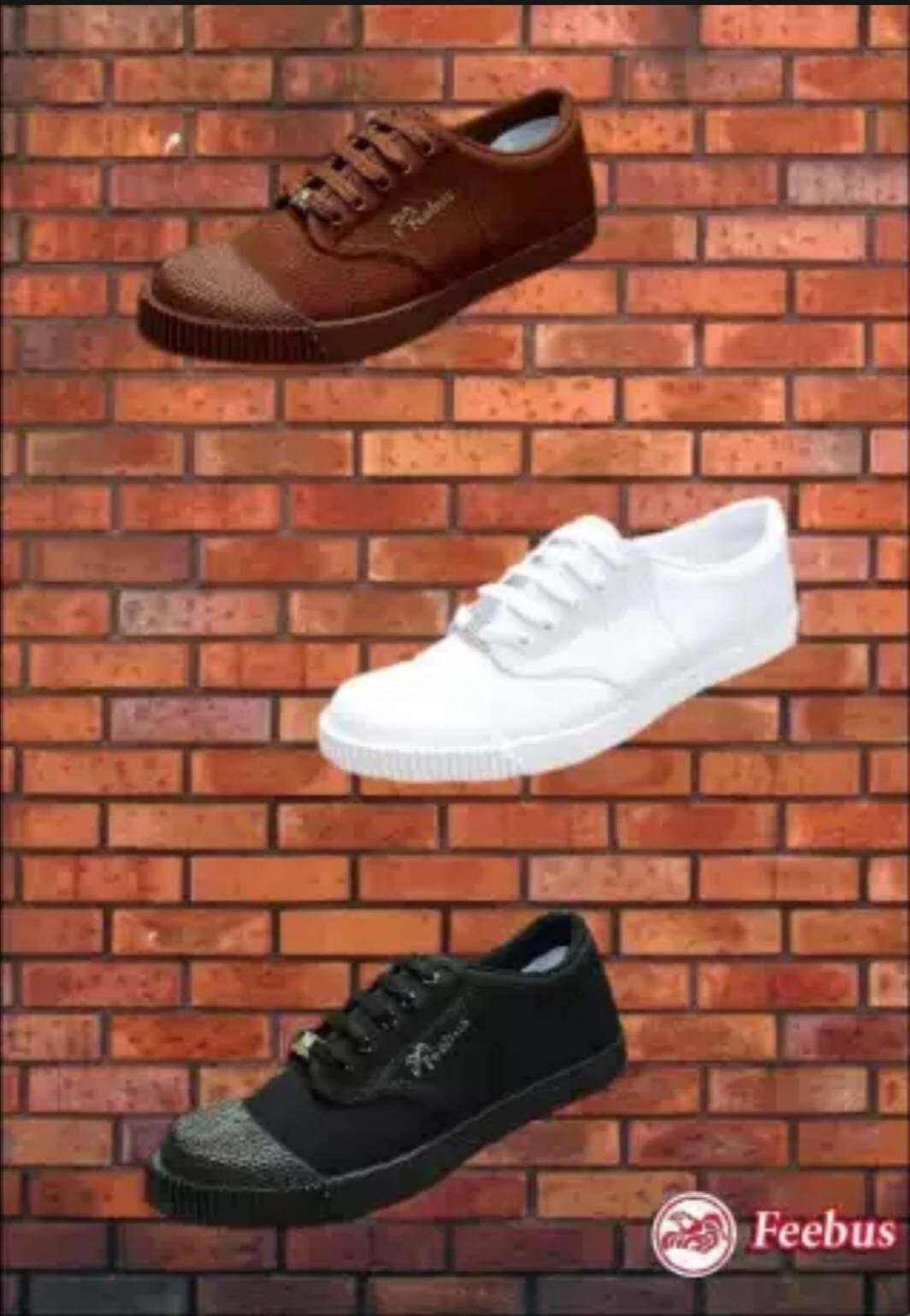 รองเท้าผ้าใบนักเรียน Feebus รุ่น FB 219