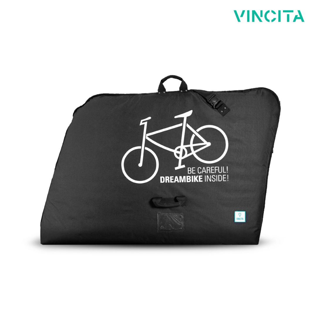 Vincita กระเป๋าเดินทางสำหรับใส่จักรยาน (ถอดล้อหน้า-หลัง) ซอฟเคส ผ้าบุโฟม 5 มม. วินสิตา B140 - TRANSPORT BAG Soft Case ราคา 2,619 บาท*ส่งฟรี