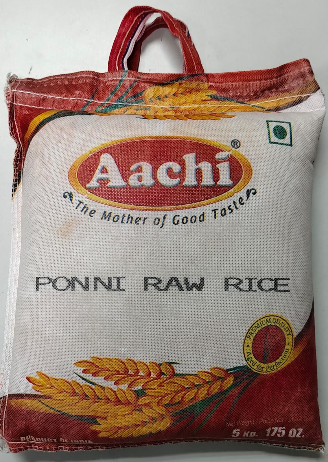 Aachi Ponni Raw Rice 5 kg ราคา 465 บาท*ส่งฟรี