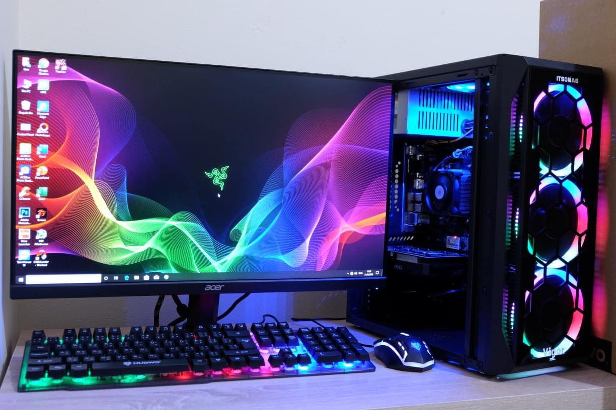 คอมประกอบ มือ 1 คอมพิวเตอร์ครบชุด i5 ssd 240 ram8 จอ20 เล่นเกมส์ ทำงาน ตัดต่อ ทำครลิป