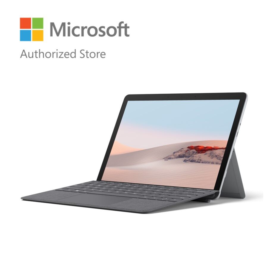 [โน๊ตบุ๊ค] Microsoft Surface GO 2 Laptop P/4/64 SC Platinum with Type Cover