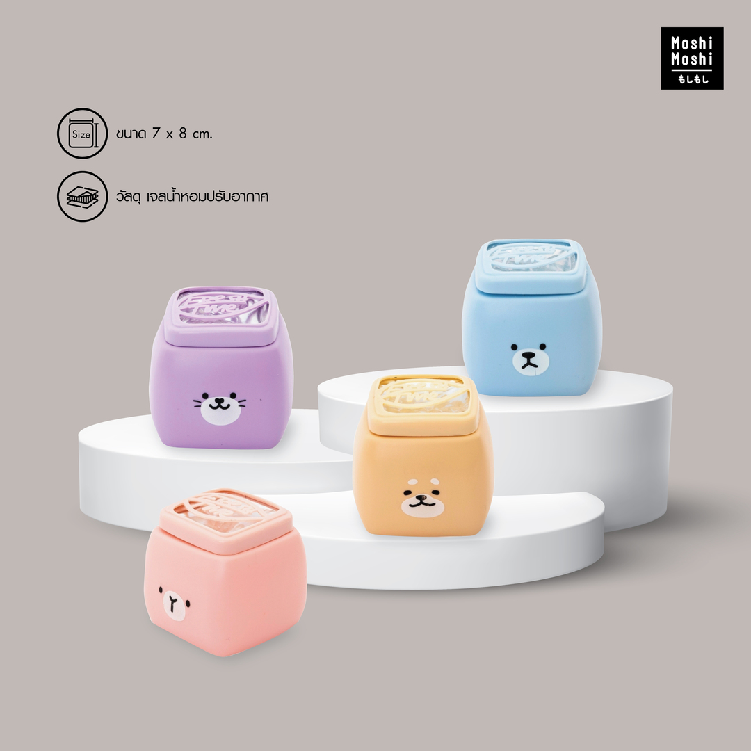 Moshi Moshi เจลน้ำหอมปรับอากาศ กลิ่นหอม เจลหอม รุ่น 7100011215-11218 ราคา 69 บาท*ส่งฟรี
