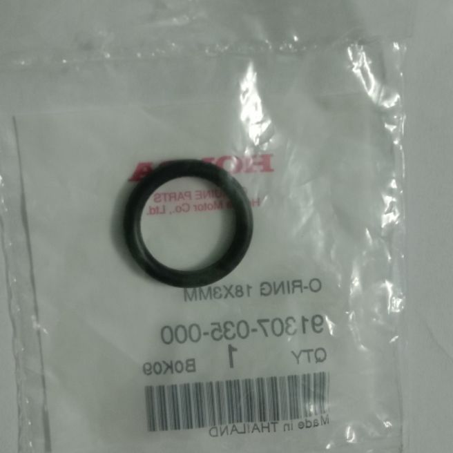 โอริง18X3มม,กันรั้วก้านวัดน้ำมันเครื่องแท้HONDA WAVEทุกรุ่นและรุ่นอื่นๆ1ตัว ราคา 60 บาท*ส่งฟรี