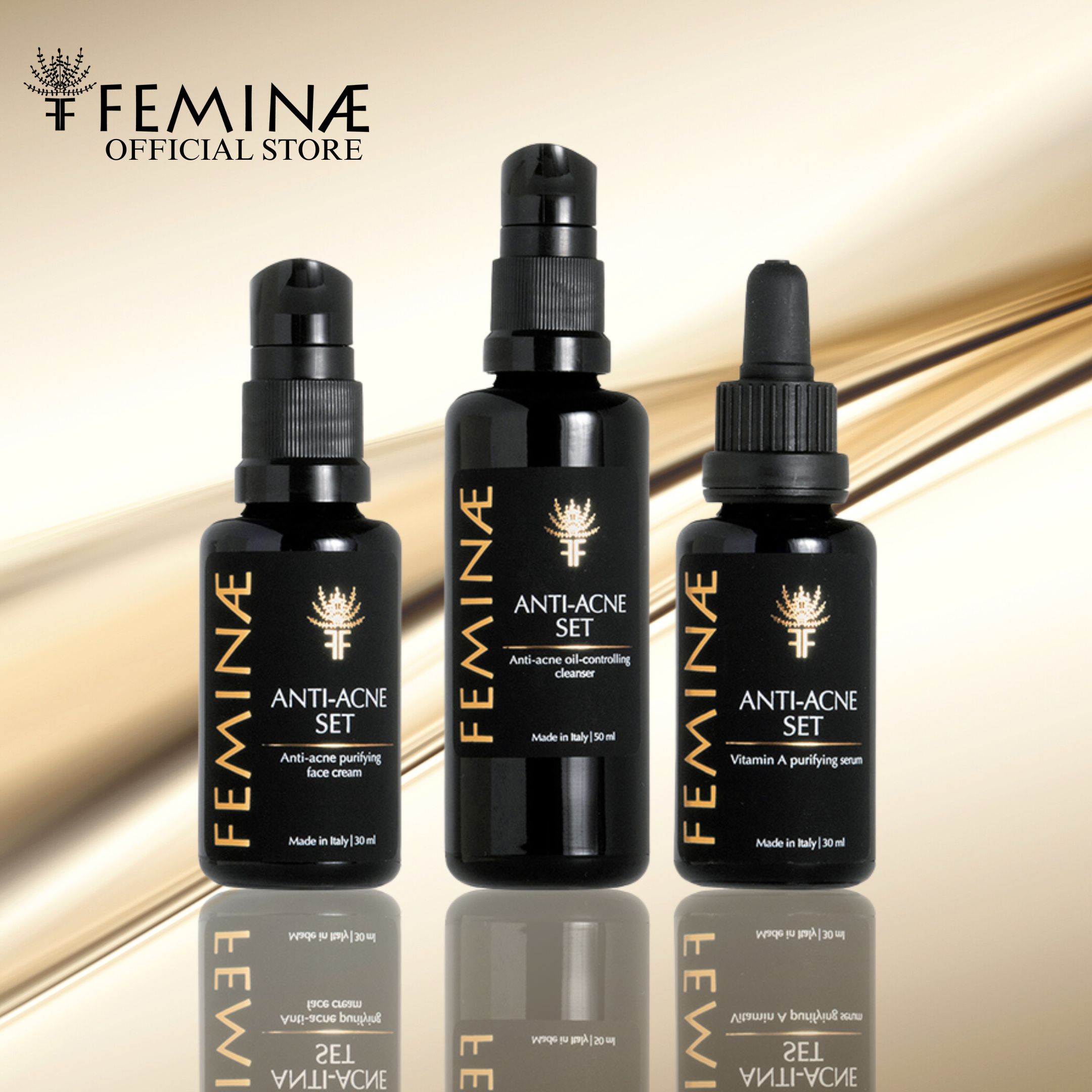 ANTI-ACNE SET เซ็ตดูแลปัญหาสิว: ควบคุมความมัน ลดเลือนรอยสิว สำหรับผิวมันและเป็นสิวง่าย ราคา 2,190 บาท*ส่งฟรี
