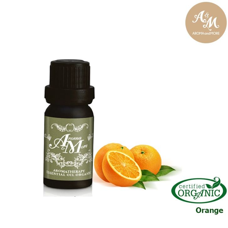 Aroma&More Orange “Certified Organic” Essential Oil 100% South Africa 10/30/100ML ราคา 489 บาท*ส่งฟรี