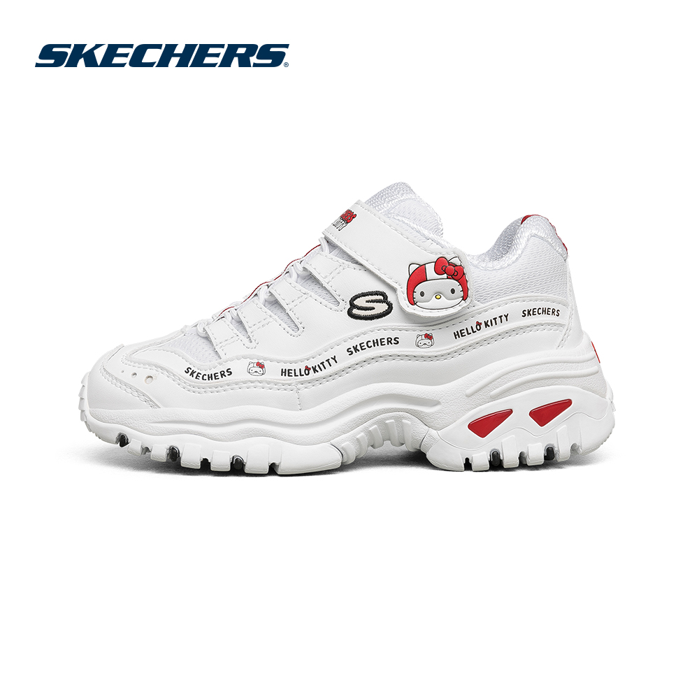 Skechers สเก็ตเชอร์ส รองเท้า เด็กผู้หญิง Hello Kitty Energy Shoes - 664185L-WHT
