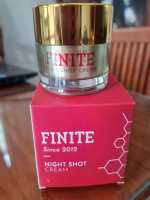 Finite ไนท์ช็อทครีม ผลิตภัณฑ์บำรุงผิว Night Shot Cream 1 กระปุก 8 กรัม Finite Night Cream ครีมสำหรับกลางคืน ฟื้นฟูผิวสวย