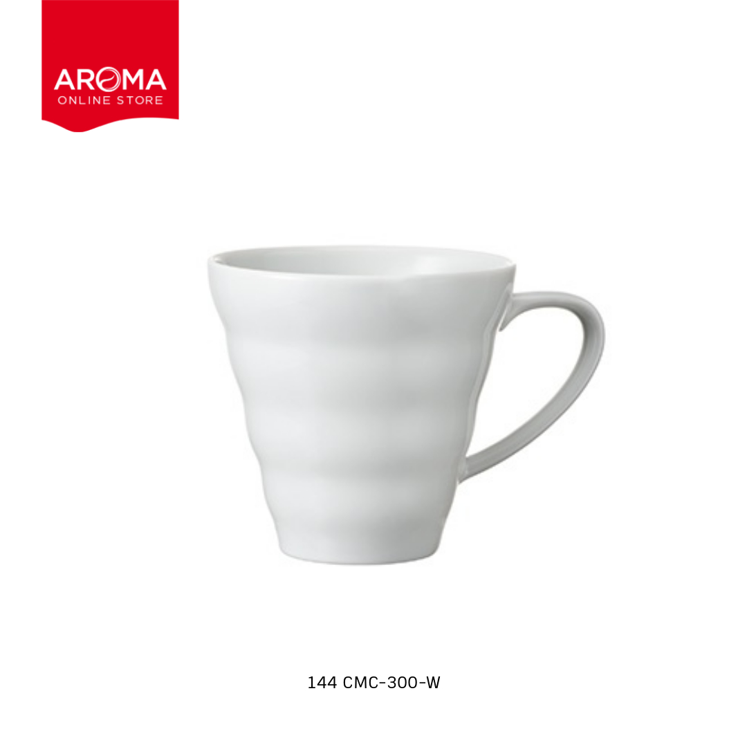 Hario แก้วเซรามิก HARIO (144) V60 ceramic mug cup 300 ml. / CMC-300-W ราคา 941 บาท*ส่งฟรี