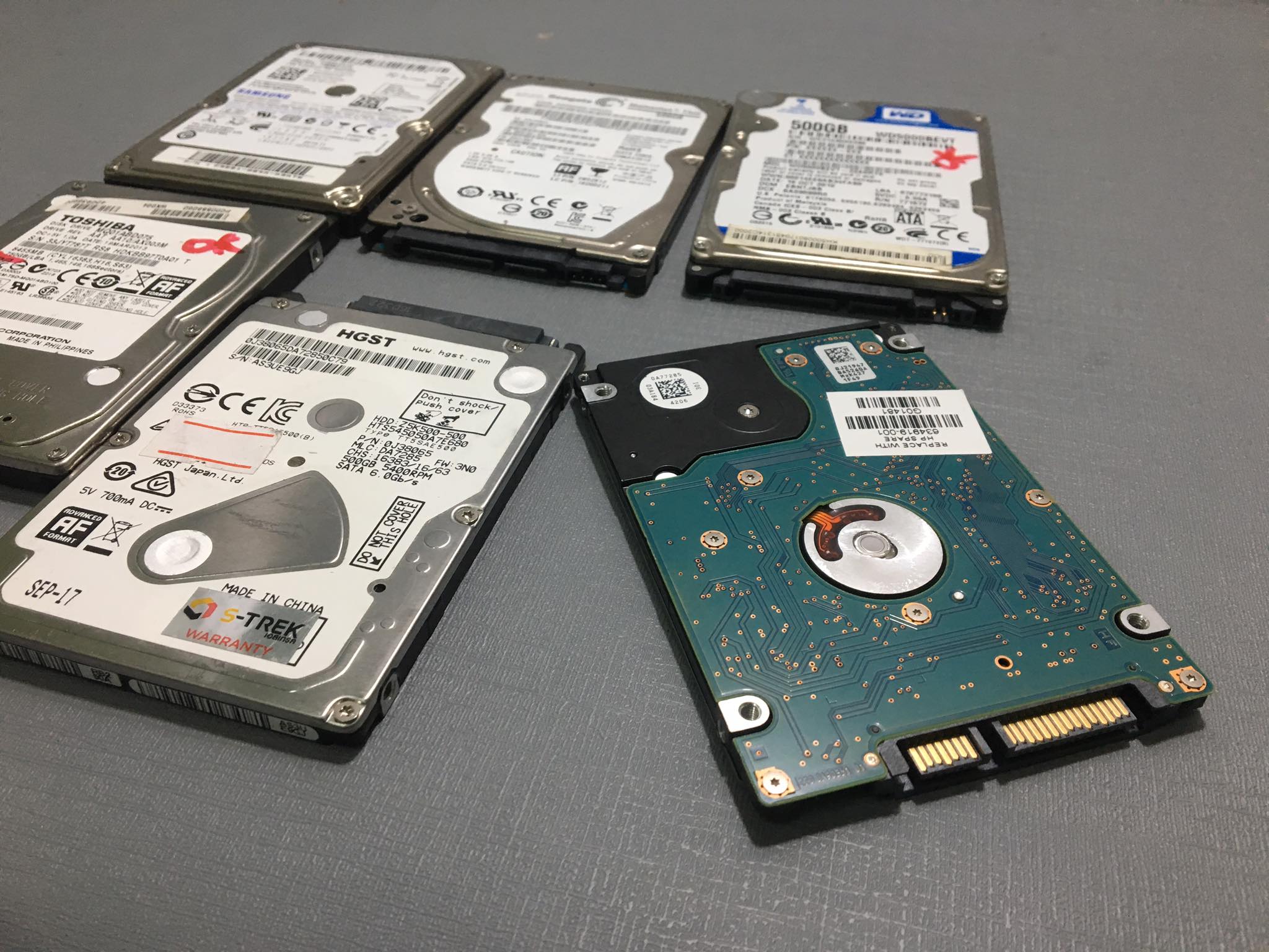 HDD ฮาร์ดดิสโน๊ตบุ๊ค 1000GB-500GB