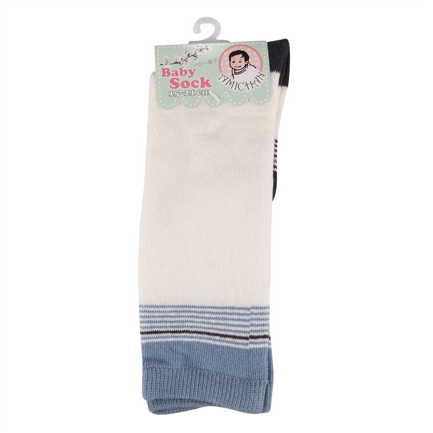 Amichan Long crew socks Blue,Black,White 15-21 cm