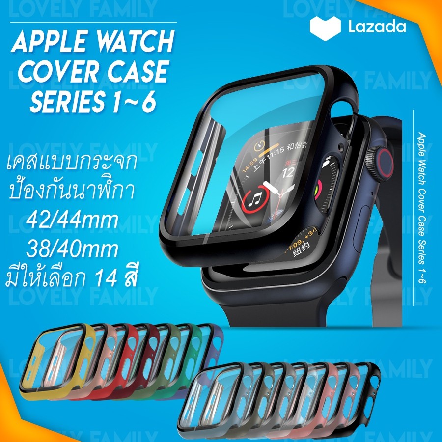 [พร้อมส่ง ในไทย] เคส apple watch 6/5/4/3/2/1 Size 38MM 40MM 42MM 44MM เคสกันกระแทก กันรอย อุปกรณ์เสริม นาฬิกา