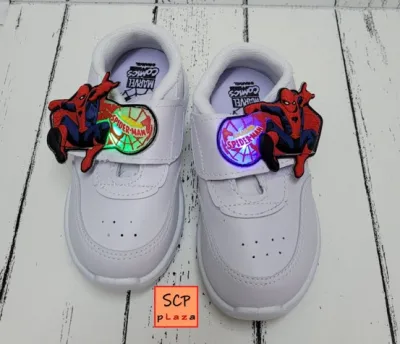 SCPPLaza รองเท้าเด็กอนุบาลชาย รองเท้าเด็กนักเรียนชายมีไฟ สไปเดอร์แมน Chappy Spiderman SM6 มีไฟ รุ่นใหม่ล่าสุด 2021 ลดราคาพิเศษ SALE พร้อมส่ง