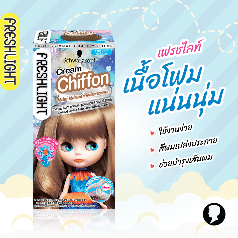 โฟมเปลี่ยนสีผม Schwarzkopf Freshlight Foam