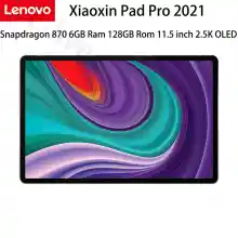 ภาพขนาดย่อของสินค้าLenovo xiaoxin Pad Pro 2021 snapdragon 870 Octa-Core 6GB Ram 128GB Rom 11.5inch 2.5K OLED Android 11 WIFI 6