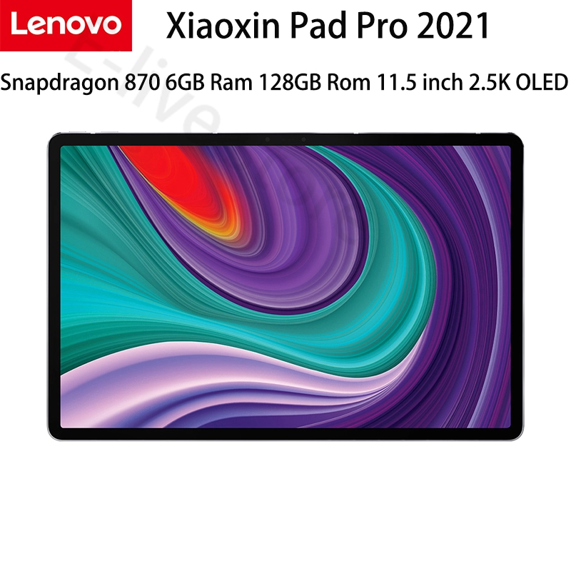 ภาพหน้าปกสินค้าLenovo xiaoxin Pad Pro 2021 snapdragon 870 Octa-Core 6GB Ram 128GB Rom 11.5inch 2.5K OLED Android 11 WIFI 6