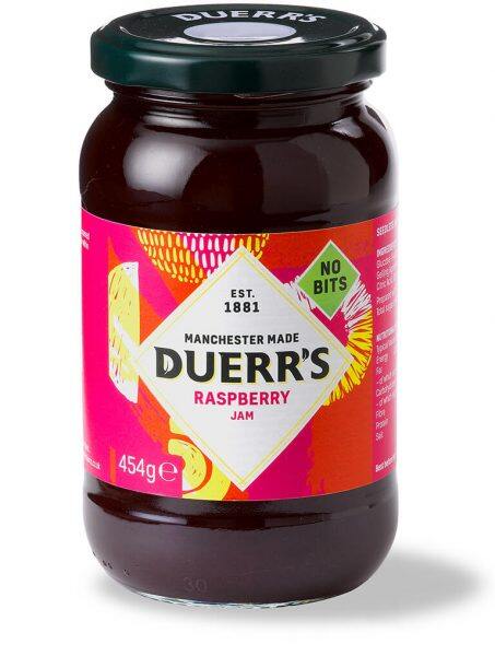 Duerr's Raspberry Jam 454g ดูเอ้อร์ แยมราสเบอร์รี่ 454กรัม