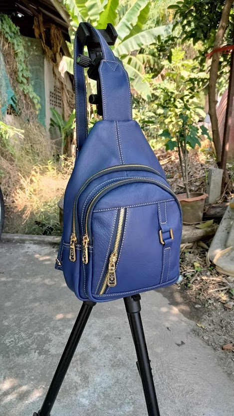 กระเป๋าสะพายหนังชามัวส์,กระเป๋าคาดอก,GPBAGS,ร่น-N321,กระเป๋าหนังแท้ ราคา 3,000 บาท*ส่งฟรี