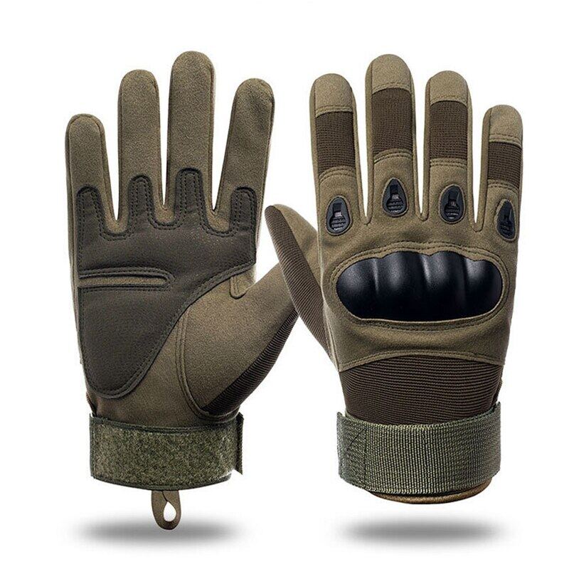 ถุงมือยุทธวิธี (แบบเปิดนิ้ว) ถุงมือ ทหาร สำหรับฟิตเนส ฝึกยุทวิธี ขี่มอเตอร์ไซค์ เดินป่า ตำรวจ ทหาร แข็งแรงทนทาน เส้นรอบวงฝ่ามือ 18-22 cm