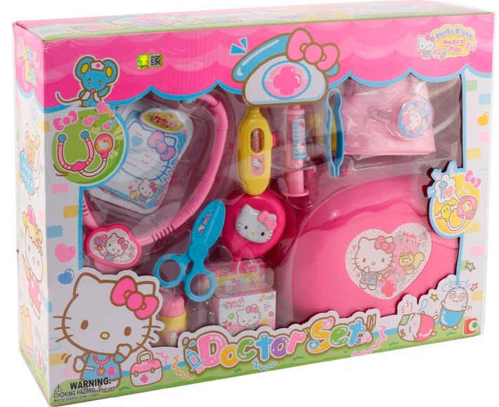 Hello Kitty Doctor Set ชุดคุณหมอ เฮลโล คิตตี้ ของเล่นเสริมการเรียนรู้ ชุดอุปกรณ์หมอจำลอง KT-50081 ราคา 1,069 บาท*ส่งฟรี