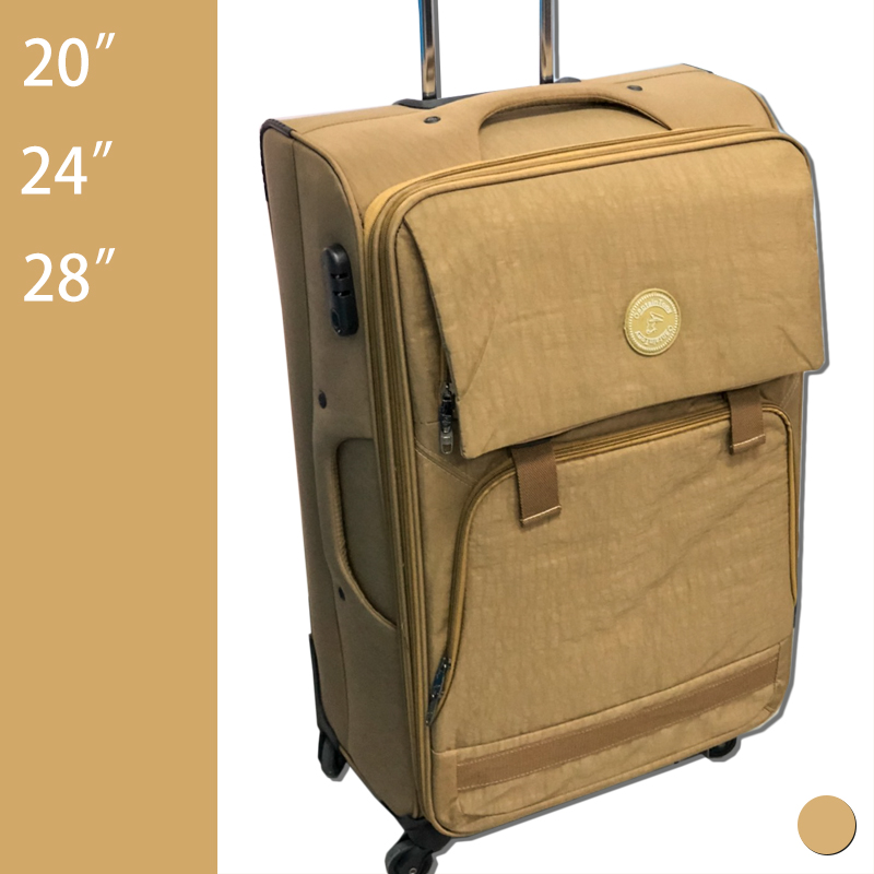 211# กระเป๋าเดินทาง สัมภาระ น้ำหนักเบา ขนาด 20/24/28 นิ้ว รุ่นซิป แข็งแรงทนทาน ล้อ360 เข็นลื่น กันน้ำ