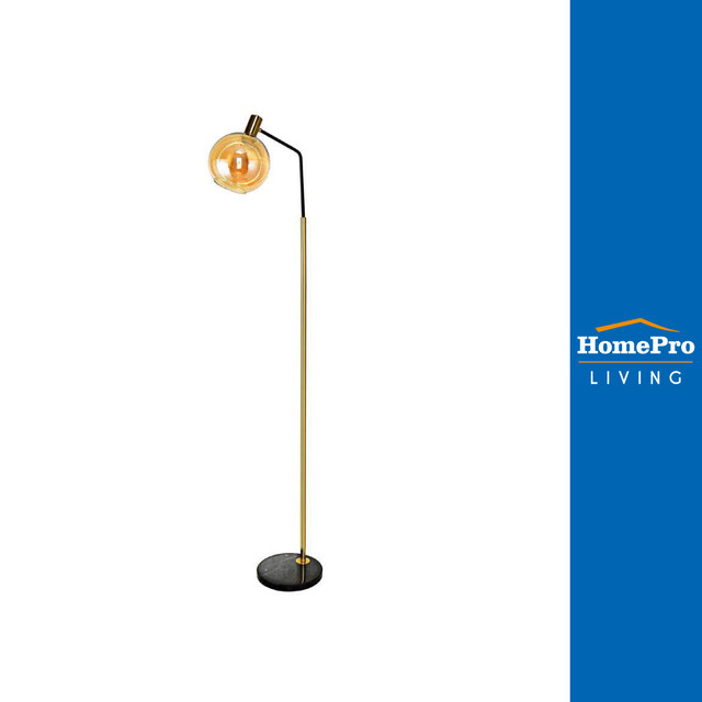 HomePro ไฟตั้งพื้น MD FHA125 สีทอง/ชา/ดำ แบรนด์ CARINI ราคา 1,999 บาท*ส่งฟรี