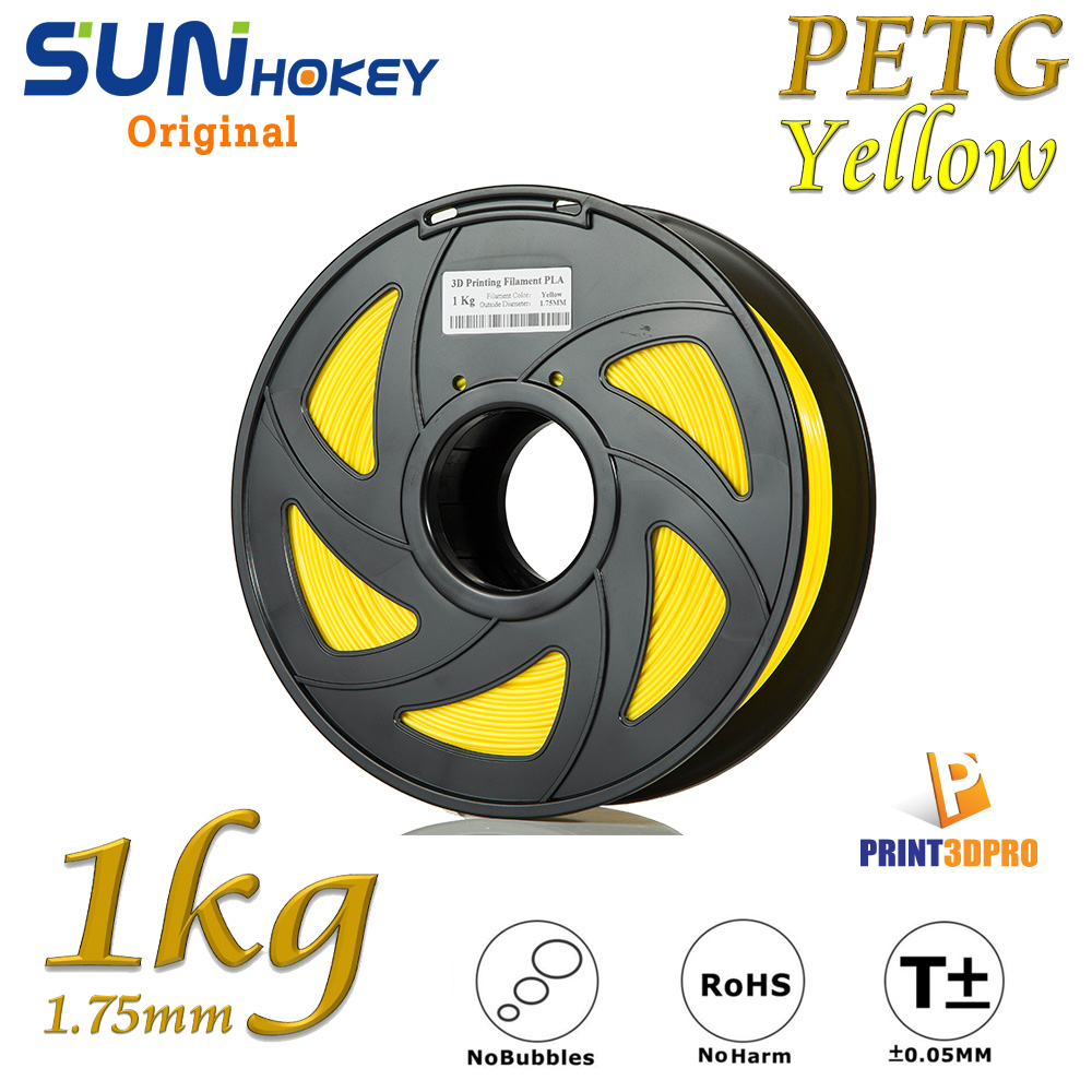 Sunhokey Filament PETG 1kg 1.75mm High Purity , High Precision , High Quality , High Toughness