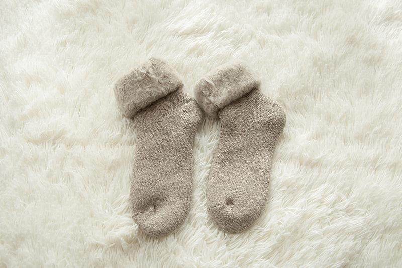 ถุงเท้าวูลขนสัตว์กันหนาว (Wool) รุ่นหนานุ่มพิเศษ