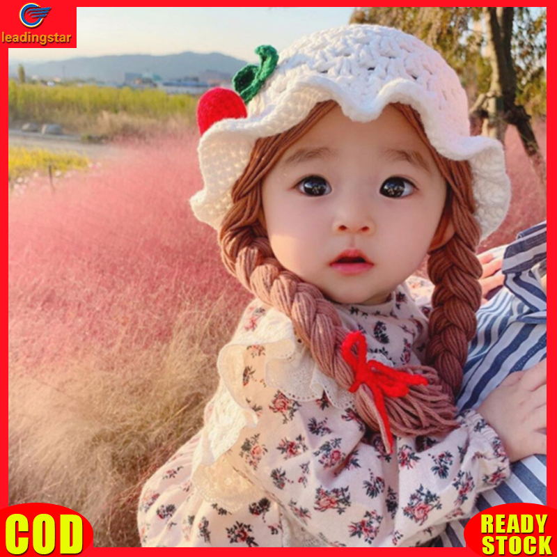LeadingStar RC Authentic Kids Girl Cap Simulate Braid Ear Protection Hat For 1-6 Y Baby Infants Toddler ราคา 164 บาท*ส่งฟรี