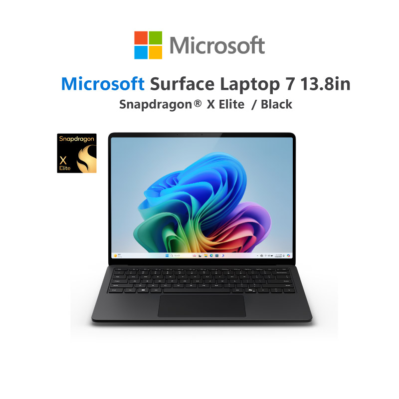 Surface Laptop 7 13In/Snapdragon X Elite/16Gb/512Gb/Graphite/Windows 11 Home ราคา 62,590 บาท*ส่งฟรี