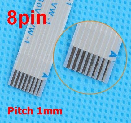 สายแพร Pitch 1.0mm ยาว 20cm TYPE-B Flexible Flat Cable FFC 6pin, 8pin, 4pin,10pin, 12pin, 14pin, 16pin, 18pin, 20pin, 24pin, 26pin, 30pin, 32pin AWM
