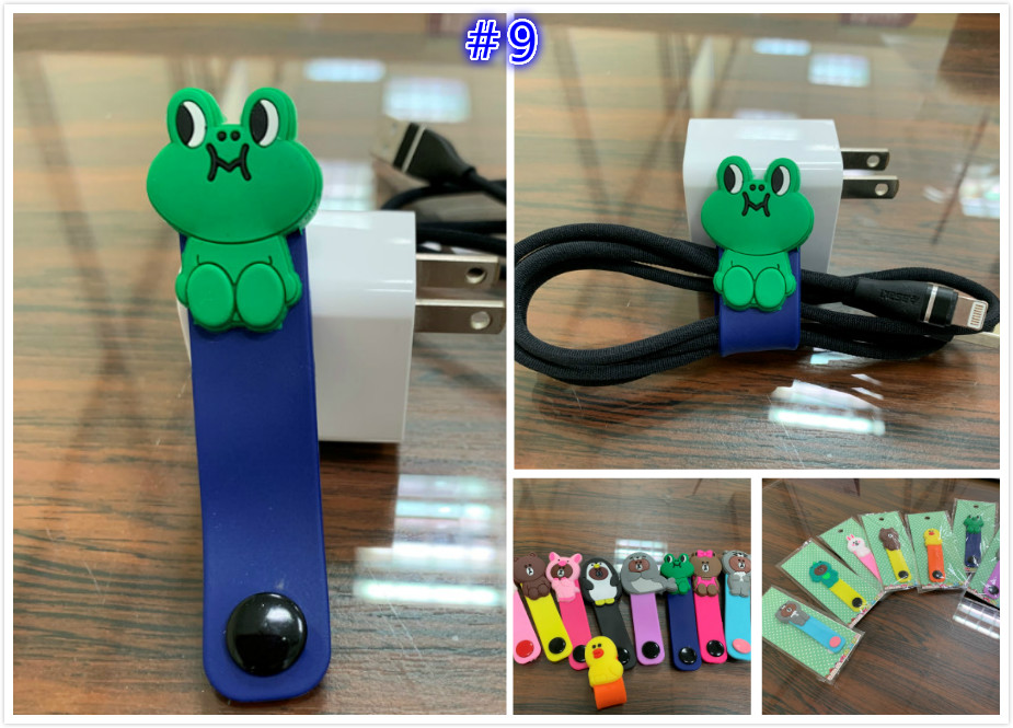 Cutie cable winder ที่รัดสายหูฟัง ที่รัดสายชาร์จ earphone & cable  total 32styles (#1~#10)