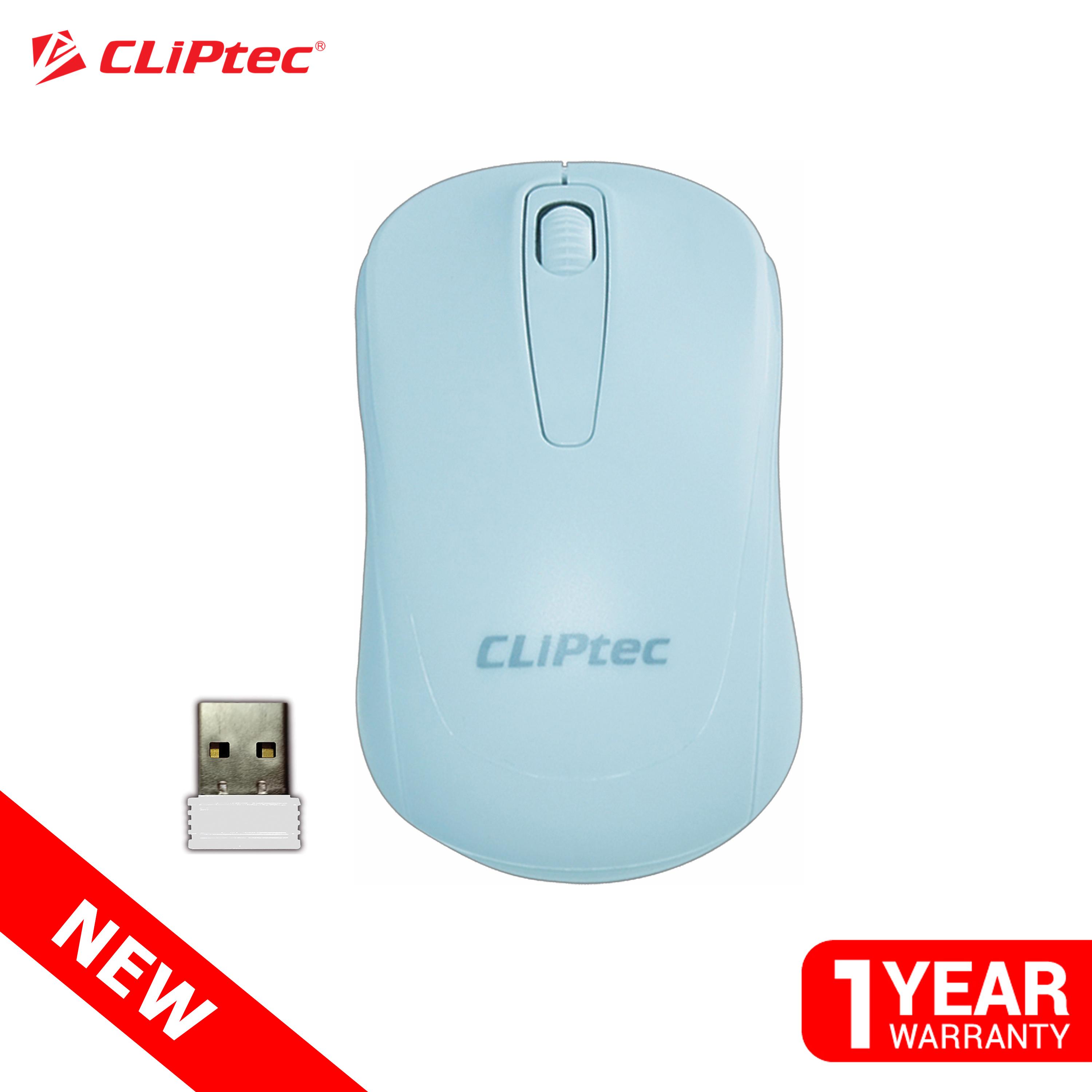 CLiPtec RZS859 Young เมาส์ไร้สาย 1200dpi สีสวยพาสเทล ความถี่ 2.4Ghz ระยะสัญญาณ 10 เมตร  ขนาดกะทัดรัด เหมาะมือ ใช้ได้ทั้งมือซ้ายและมือขวา น้ำหนักเบา พกพาสะดวก เชื่อมต่ออัตโนมัติ พร้อม 2 โหมดประหยัดพลังงาน (โหมดพลังงานต่ำ และสลีปโหมด)