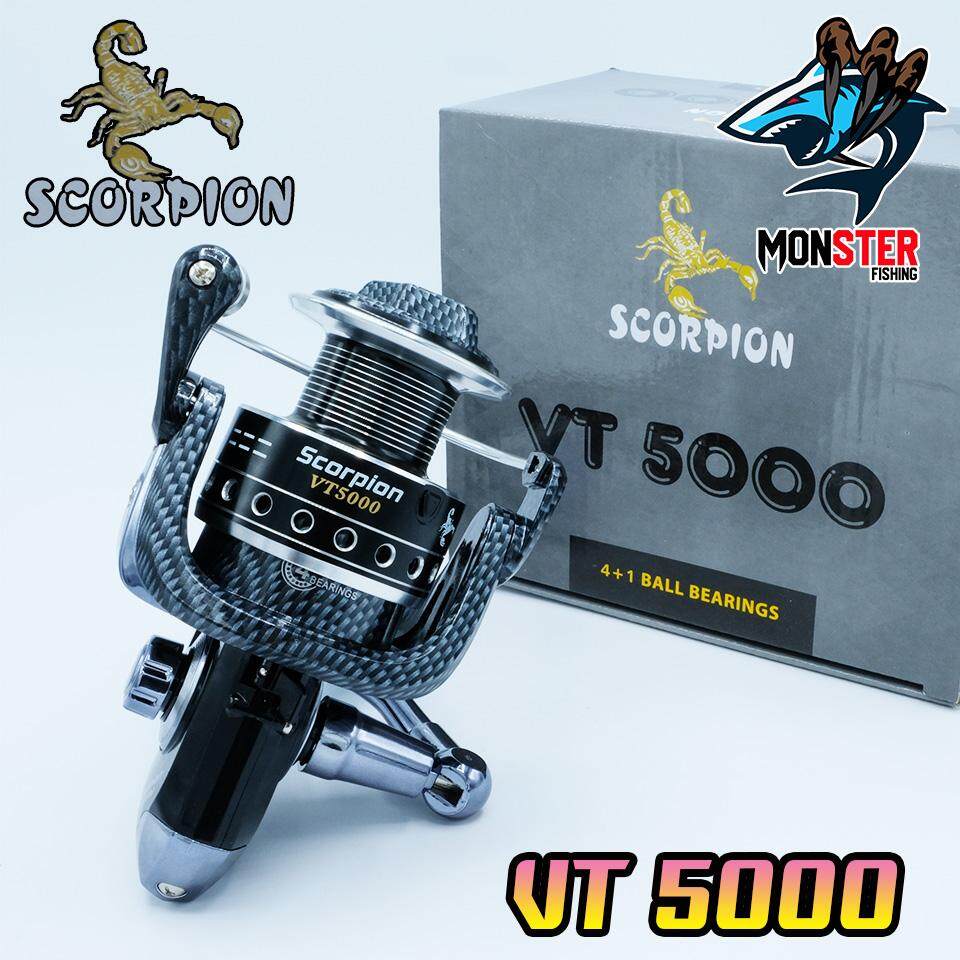 รอกสปินนิ่ง Scorpion VT2000/3000/4000/5000 (ลายแคปล่า)